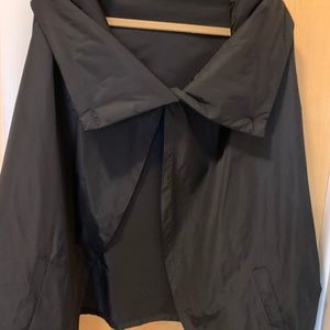 Planet nylon cape jacket